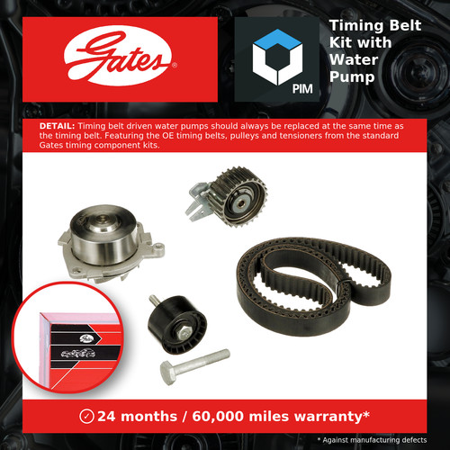 Timing belt water pump - water, kit