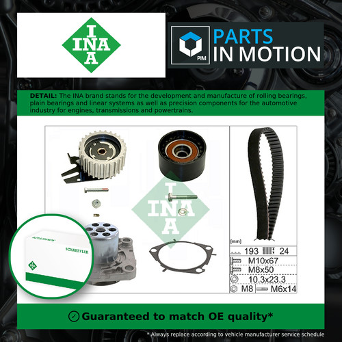 Timing belt water pump kit - timing,