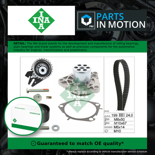 Timing belt water pump kit - timing,