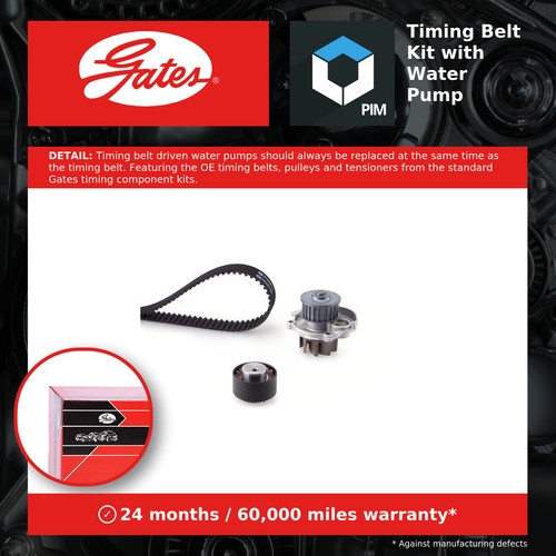 Timing belt water pump - timing,