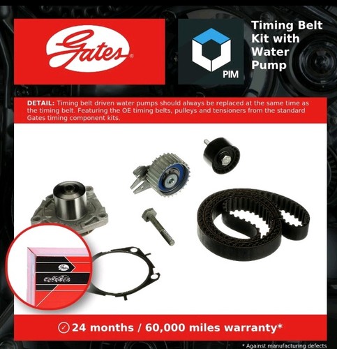 Timing belt water pump kit - belt, &