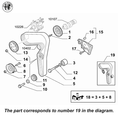 Genuine alfa romeo - alfa, pump
